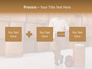Male Cap  PowerPoint Template