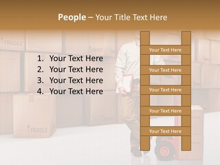 Male Cap  PowerPoint Template