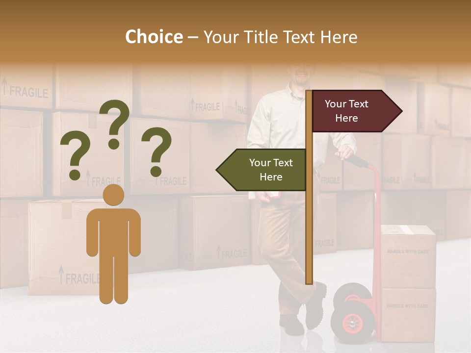 Male Cap  PowerPoint Template