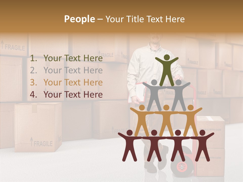 Male Cap  PowerPoint Template