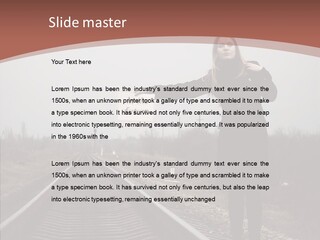 Young Patience Thin PowerPoint Template