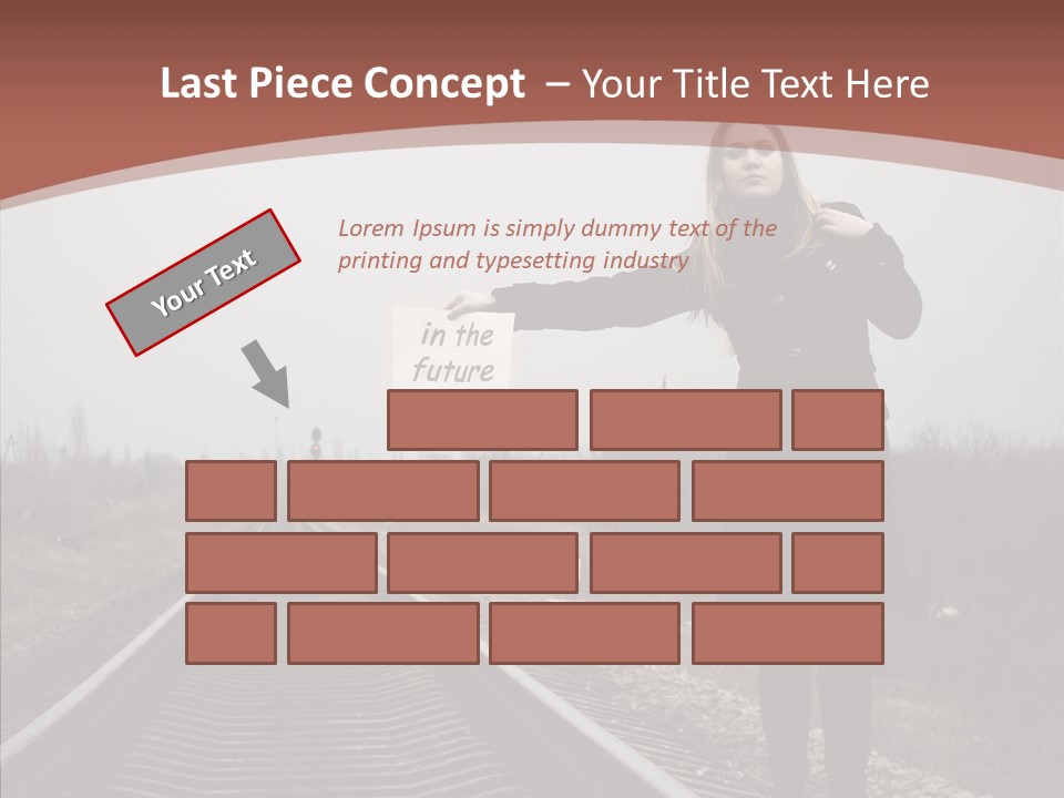 Young Patience Thin PowerPoint Template