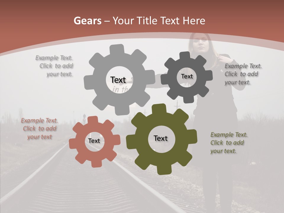 Young Patience Thin PowerPoint Template