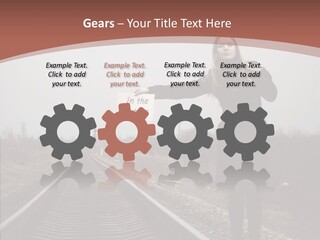 Young Patience Thin PowerPoint Template