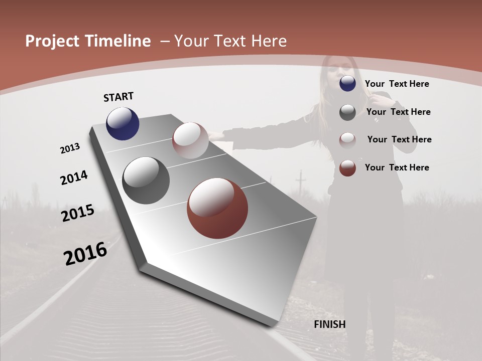 Young Patience Thin PowerPoint Template