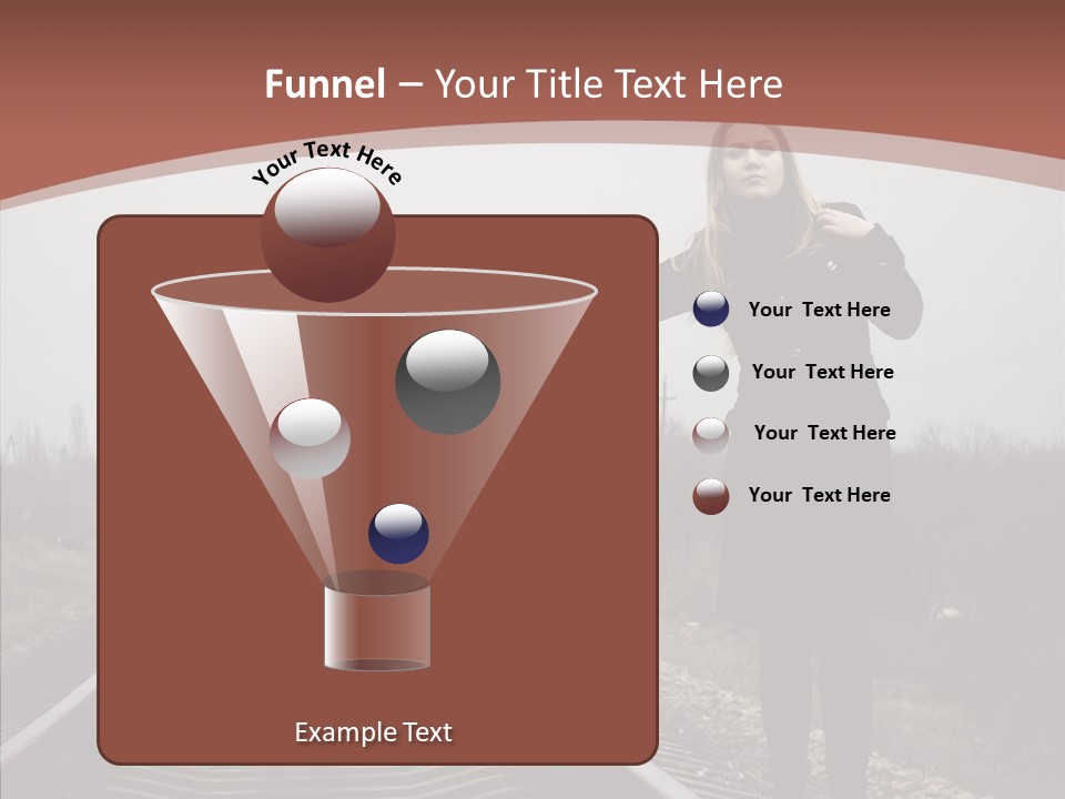 Young Patience Thin PowerPoint Template