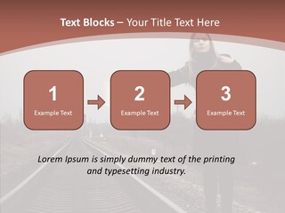 Young Patience Thin PowerPoint Template