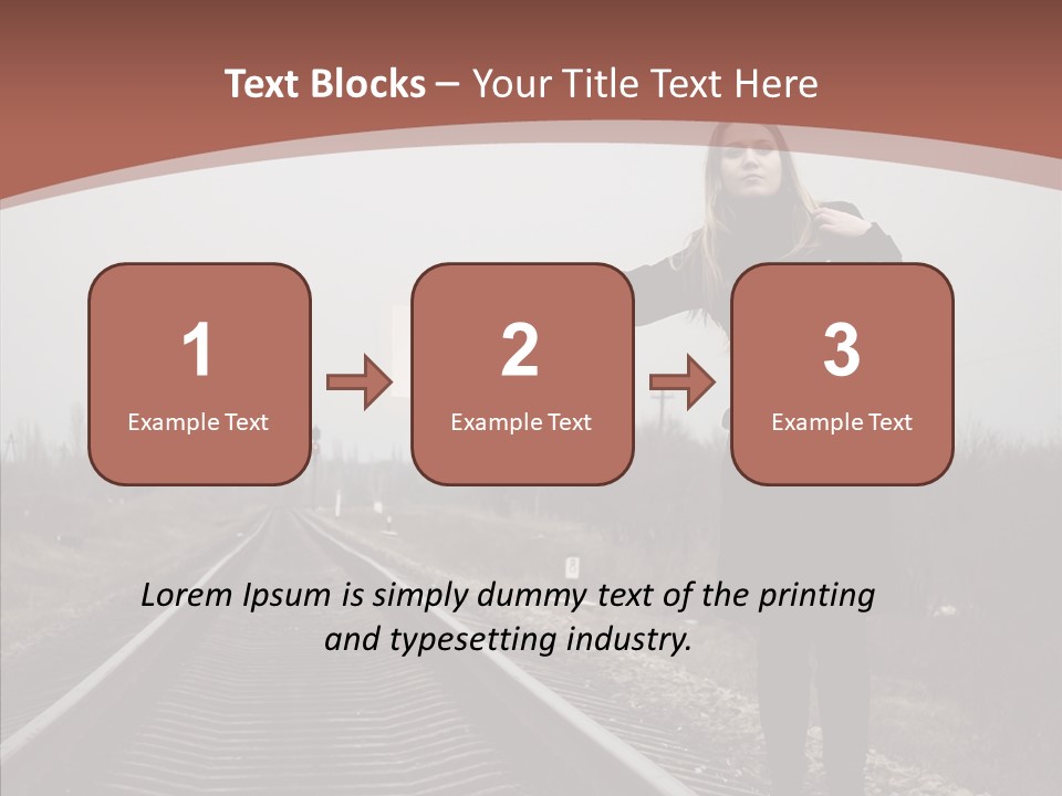 Young Patience Thin PowerPoint Template