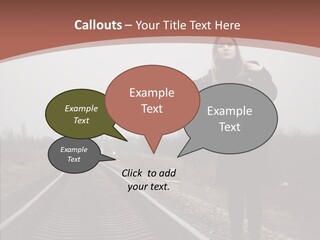 Young Patience Thin PowerPoint Template