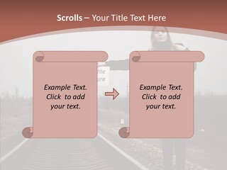Young Patience Thin PowerPoint Template