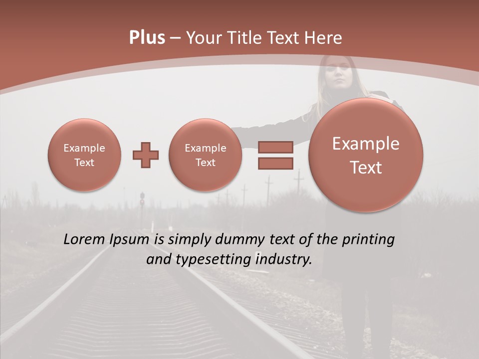 Young Patience Thin PowerPoint Template