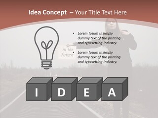 Young Patience Thin PowerPoint Template