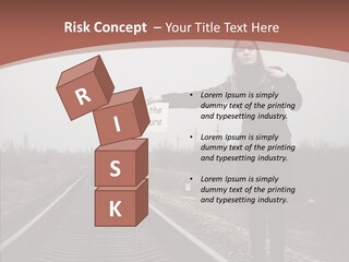 Young Patience Thin PowerPoint Template