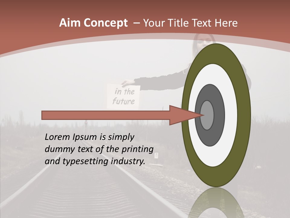 Young Patience Thin PowerPoint Template