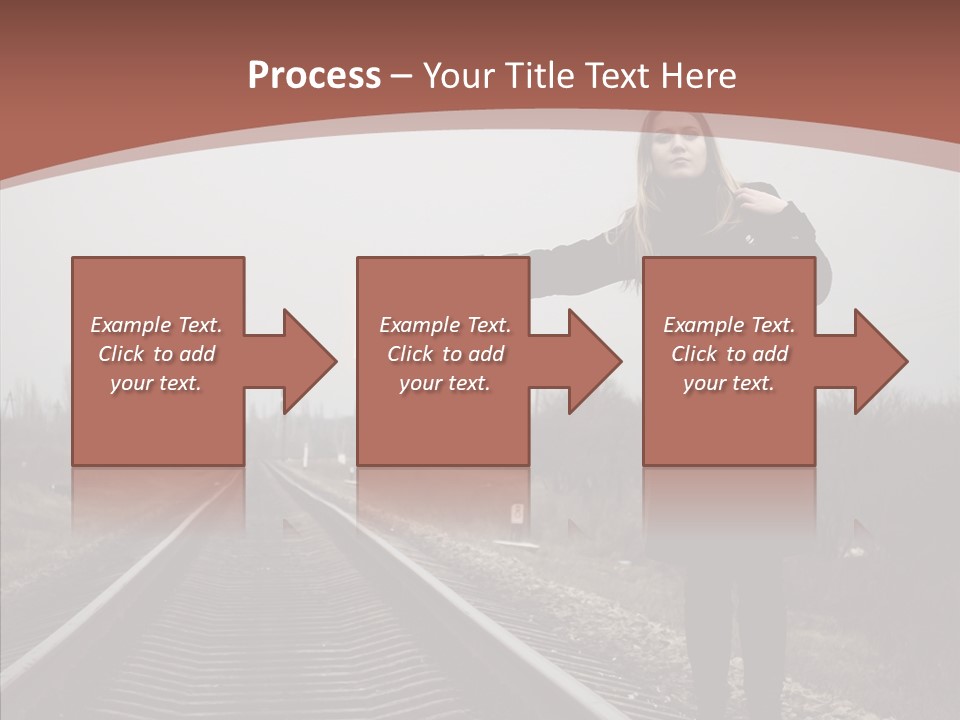 Young Patience Thin PowerPoint Template