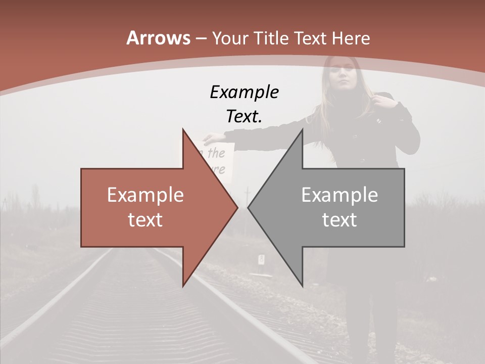 Young Patience Thin PowerPoint Template