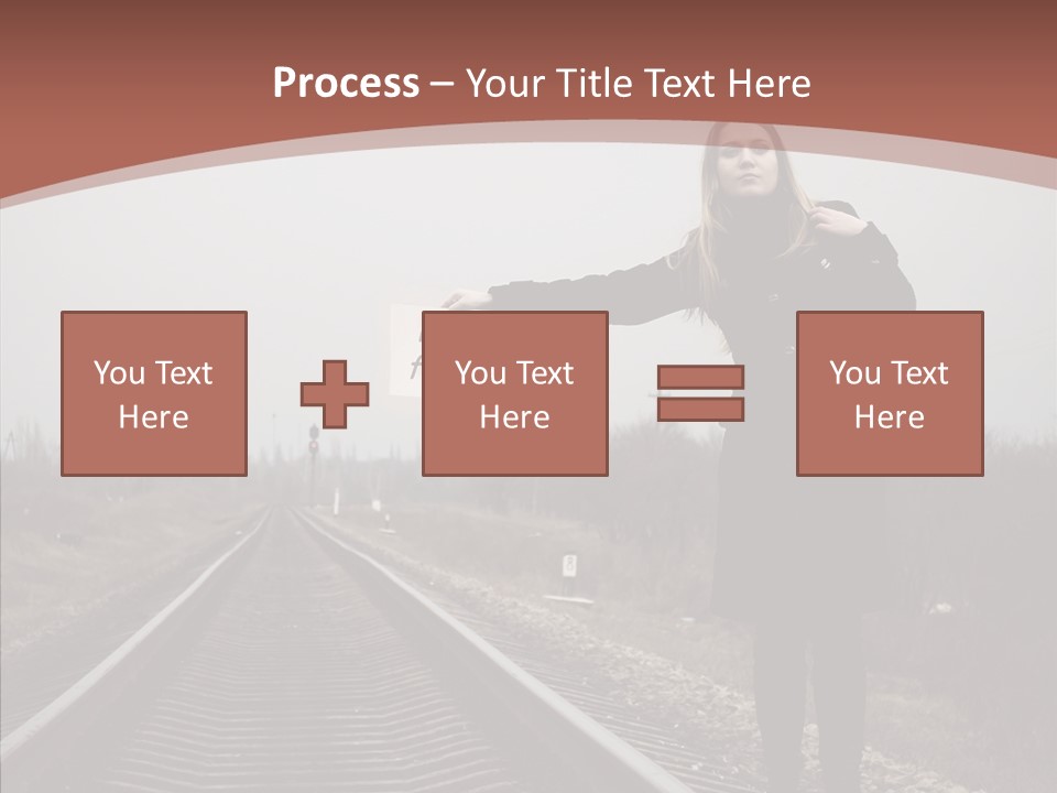 Young Patience Thin PowerPoint Template