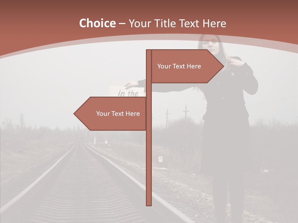 Young Patience Thin PowerPoint Template
