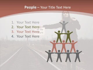 Young Patience Thin PowerPoint Template