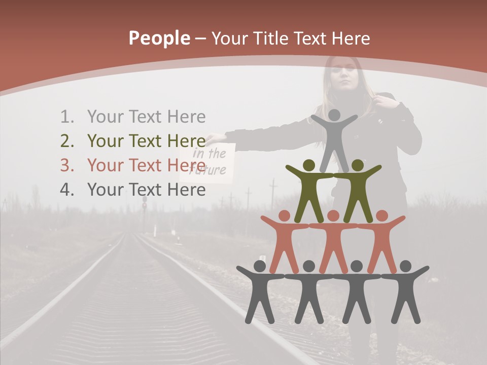 Young Patience Thin PowerPoint Template