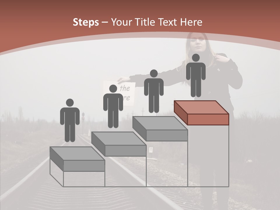 Young Patience Thin PowerPoint Template