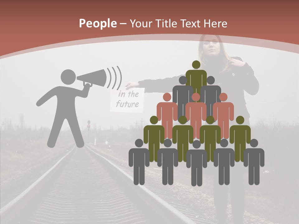 Young Patience Thin PowerPoint Template
