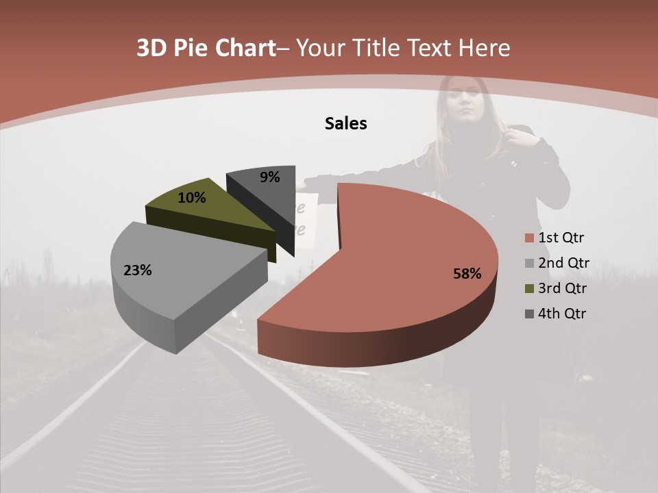 Young Patience Thin PowerPoint Template