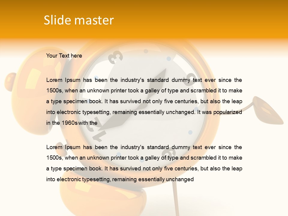 Minute Danger Second PowerPoint Template