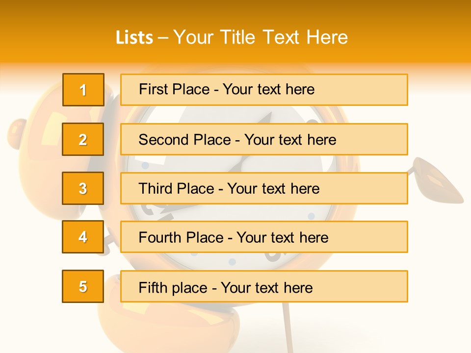 Minute Danger Second PowerPoint Template