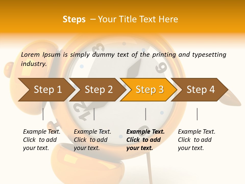 Minute Danger Second PowerPoint Template
