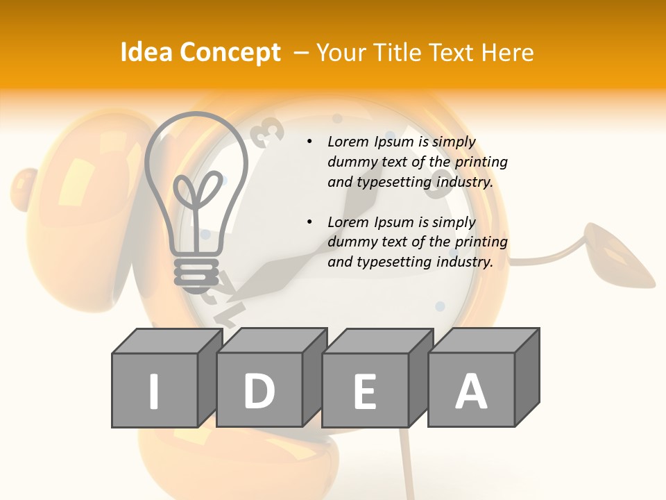 Minute Danger Second PowerPoint Template