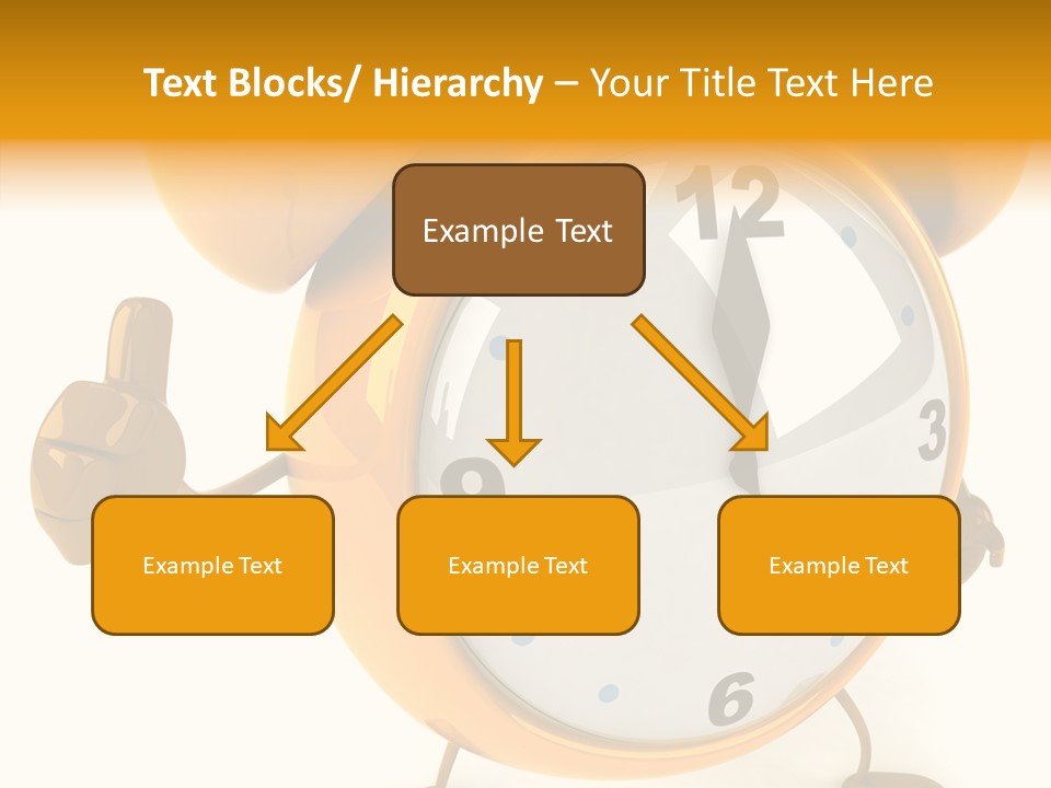 Second Gold Illustration PowerPoint Template
