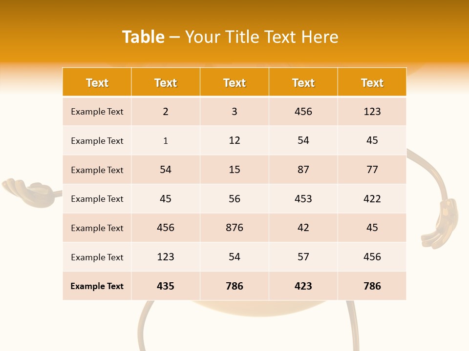 Gold Delay Time PowerPoint Template