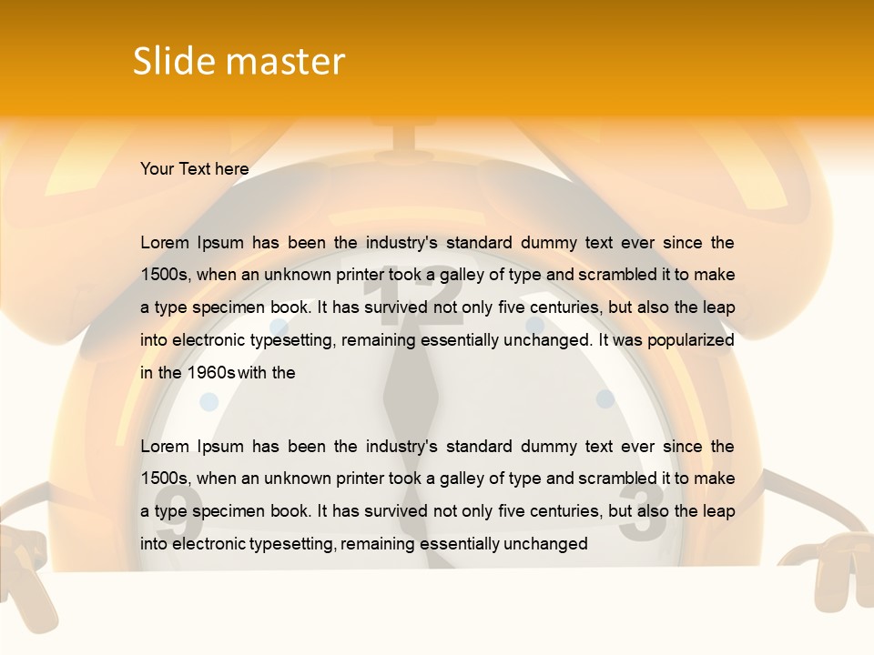 Sound Wake Object PowerPoint Template