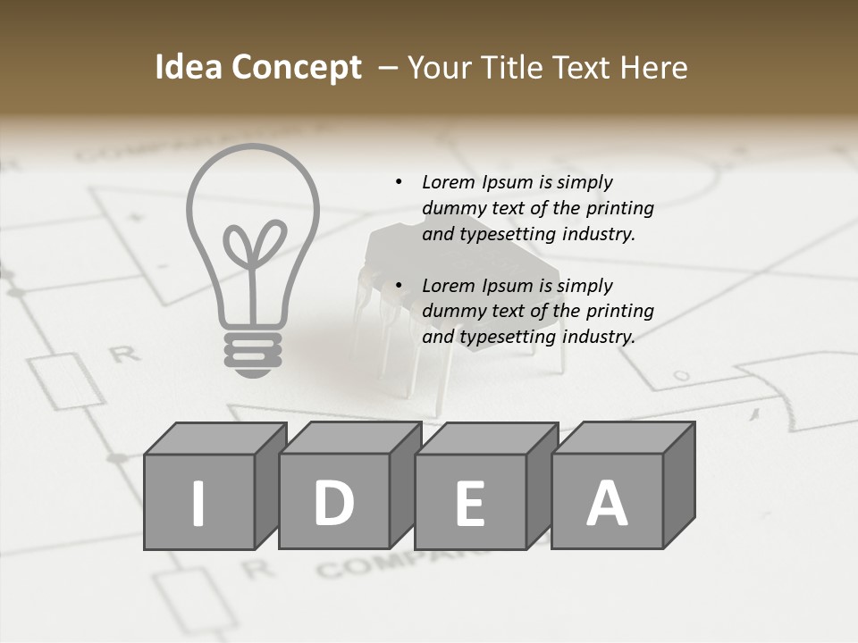 High Italy Electronic PowerPoint Template