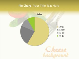 Glass Isolated Brie PowerPoint Template