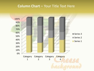 Glass Isolated Brie PowerPoint Template