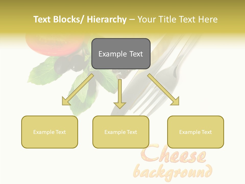 Glass Isolated Brie PowerPoint Template
