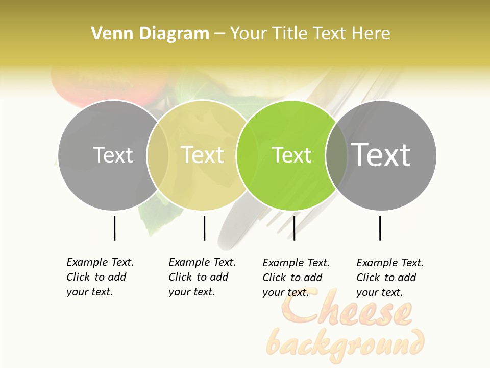 Glass Isolated Brie PowerPoint Template