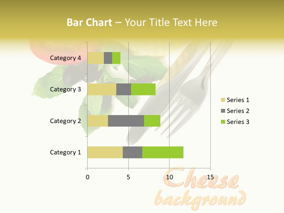 Glass Isolated Brie PowerPoint Template
