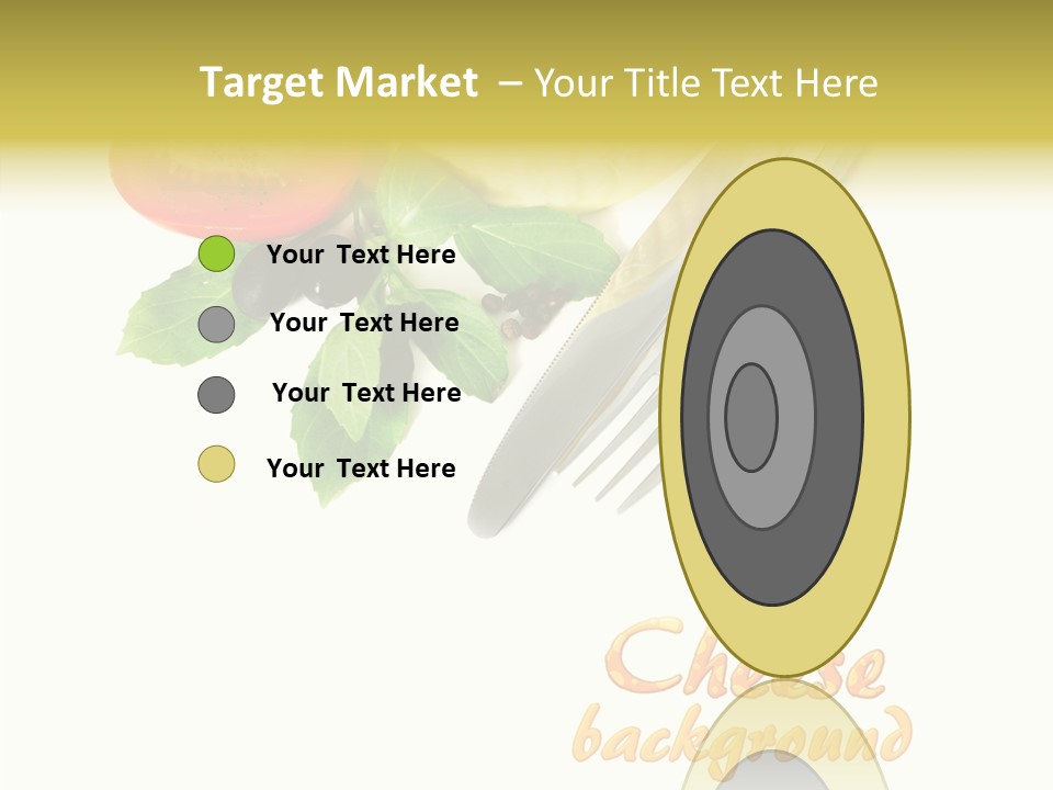 Glass Isolated Brie PowerPoint Template