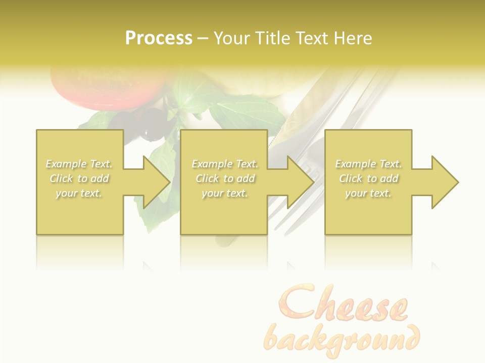 Glass Isolated Brie PowerPoint Template