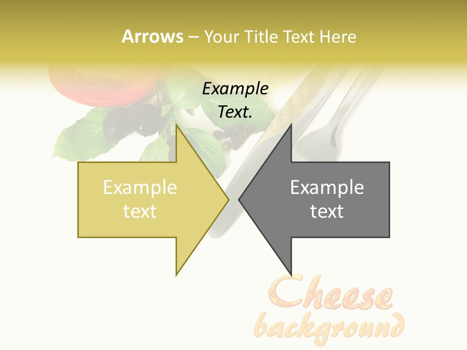 Glass Isolated Brie PowerPoint Template