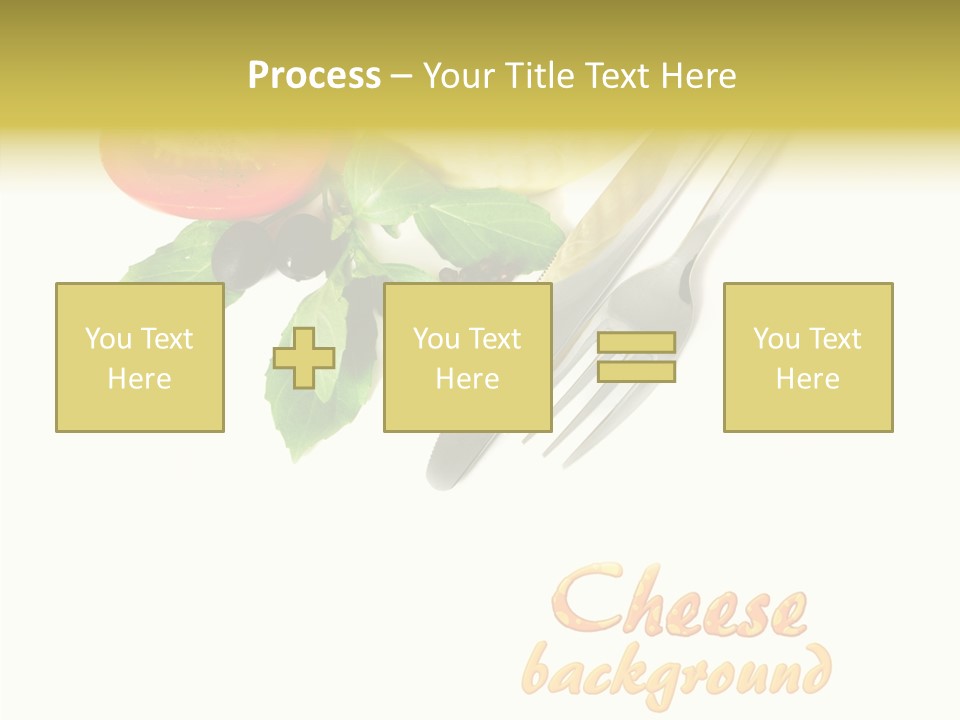 Glass Isolated Brie PowerPoint Template