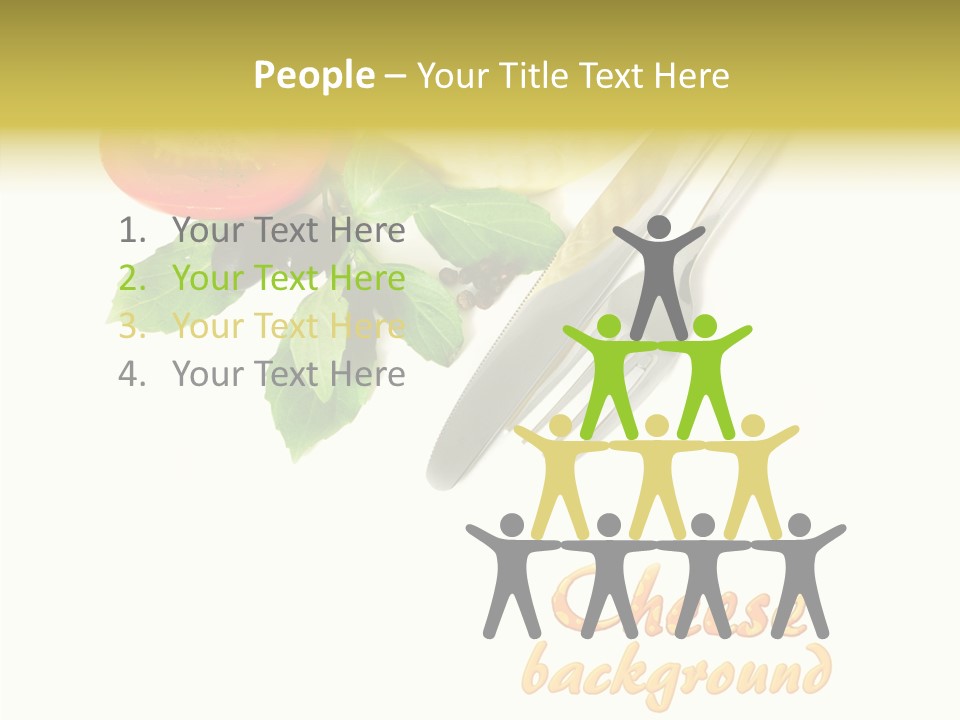 Glass Isolated Brie PowerPoint Template