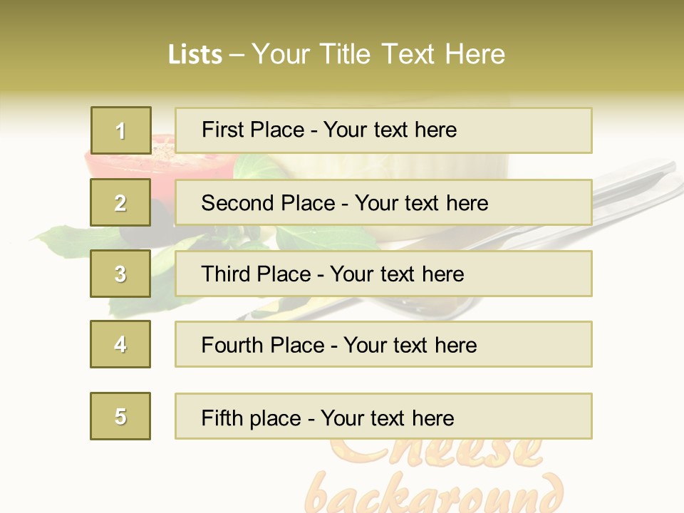 Various Picnic Variation PowerPoint Template