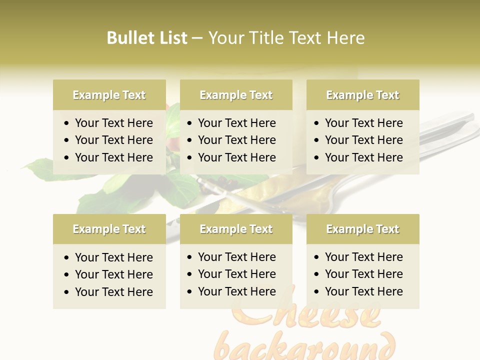 Various Picnic Variation PowerPoint Template