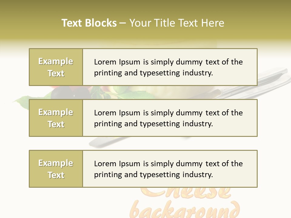 Various Picnic Variation PowerPoint Template