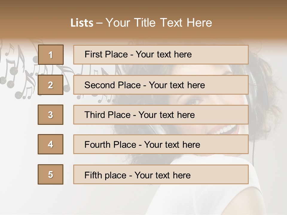 Studio Party Singing PowerPoint Template