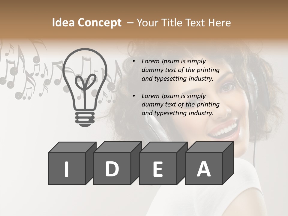 Studio Party Singing PowerPoint Template